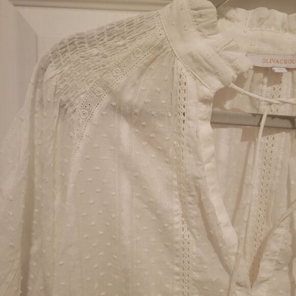 Olivaceous Summer white dress - Picture 3 of 5